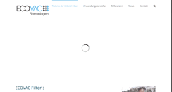 Desktop Screenshot of ecovac.de
