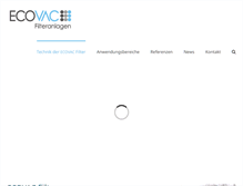 Tablet Screenshot of ecovac.de